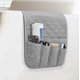 thumbnail image 2 of Soporte de control remoto para sofá con 5 bolsillos, sillón Caddy compatible con teléfono inteligente, libro, revistas, iPad (gris) Afortunado Sencillez, 2 of 5