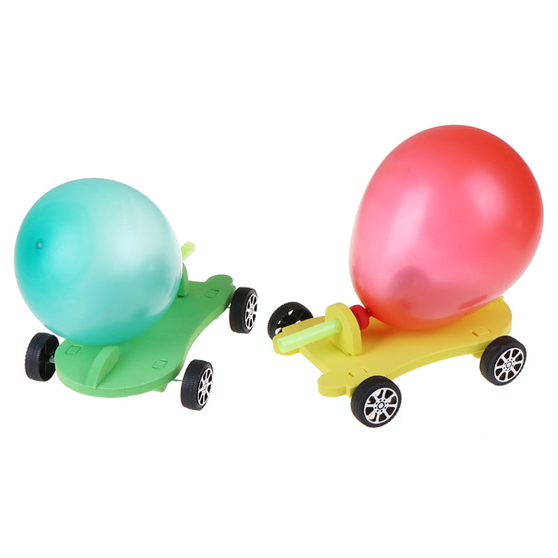 Details about   Children Science Educational Balloon Power Car Model Handmade Diy Toy T ouJ.Z1 