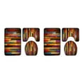 thumbnail image 4 of Maytalsory 1/2/3/5 Comfortable And Durable Bath Rug - Enjoy Luxurious Bath Experience Fashionable Fashion Bath Mat Set Q190816-B041 2PCS, 4 of 6