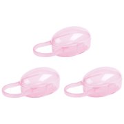Profit 3pcs/set Pacifier Storage Box Best Choice For Baby Easy To Clean Baby Case Pacifier Boxes pink