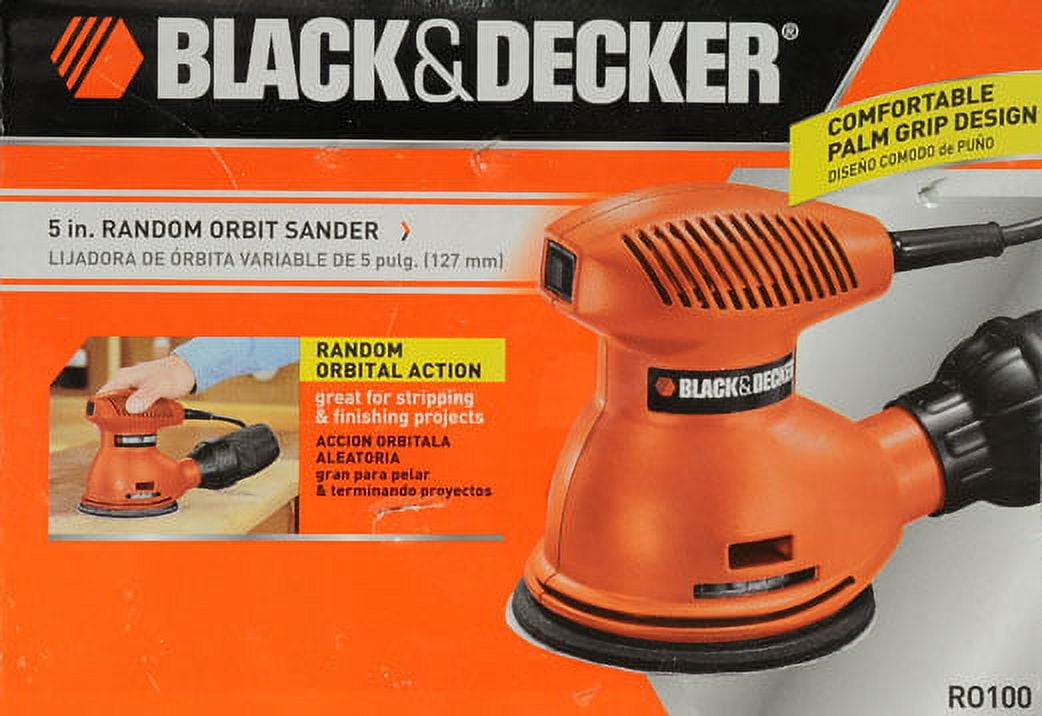 BLACK+DECKER Random Orbit Sander, RO100 