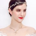 thumbnail image 2 of DEEPCRAFF Blossom Twigs Bridal Floral Headpiece Gold Alloy 1Set for Weddings Proms, 2 of 8