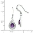 thumbnail image 2 of Primal Silver Sterling Silver Amethyst Fancy Dangle Earrings, 2 of 4