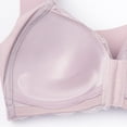 thumbnail image 2 of Sujetador con botones en la parte delantera, sin aro de acero, de talla grande, con hermosa espalda, sin dejar rastro, diseño fino, fruncido y ajustado, ropa interior sexy para mujer, 2 of 5