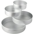 thumbnail image 2 of Wilton Performance Pans Round Aluminum Cake Pans Set, 4-Piece, 3 in. Deep, 2 of 7