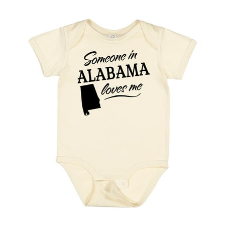 

Inktastic Someone in Alabama Loves Me Gift Baby Boy or Baby Girl Bodysuit