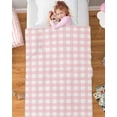 thumbnail image 4 of Yibo St.Patrick's Day Blankets Farm Buffalo Plaid Truck Shamrock Clover Soft Blanket Decorative for Home Sofa Couch Chair Living Bedroom Spring Holidays Green Black, 4 of 7