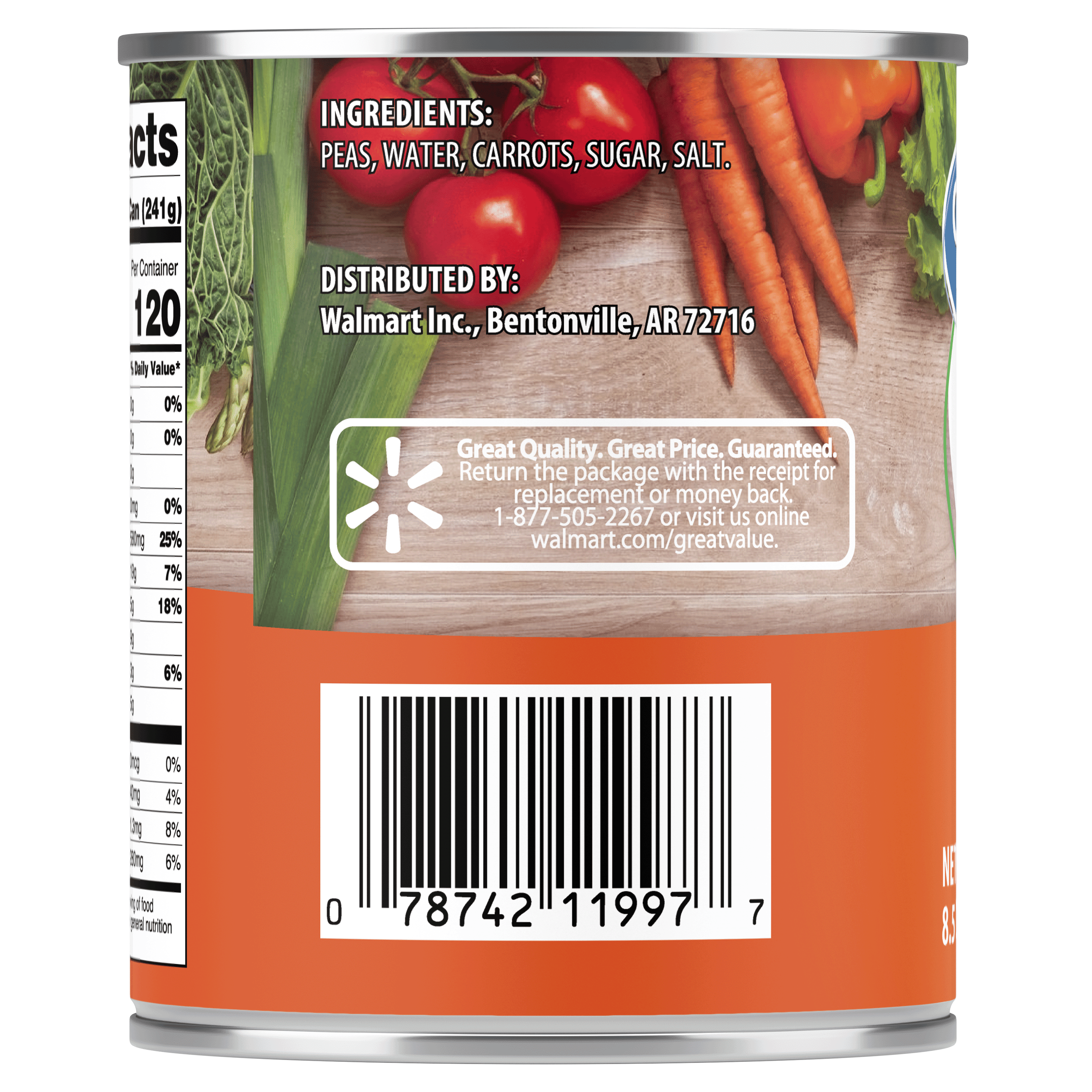 Great Value Peas & Carrots