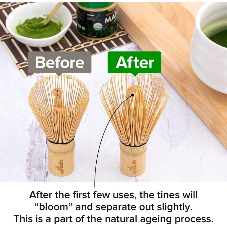 Buy Matcha Green Tea Whisk Set – aprikamatcha – Aprika Life