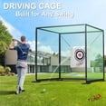 thumbnail image 2 of Jaula de golf YUNIC con marco de acero para practicar en el patio trasero, 2 of 6