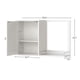 thumbnail image 2 of Armario de Baño con Espejo, Armario de Pared, Botiquín Baño con Espejo,Altura regulable,Ajuste de Altura Del Estante en 2 Niveles,Puerta con Cierre Magnético 60X19X40CM(Blanco), 2 of 8