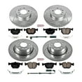 thumbnail image 3 of PowerStop Front and Rear Z23 Evolution Sport Carbon-Fiber Ceramic Brake Pad and Drilled & Slotted Rotor Kit Fits: BMW Select Models K5719, 3 of 10