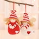 thumbnail image 2 of Billuyoard Decoración de Navidad muñeca Festival fiesta Navidad hogar colgante comedor café Hotel pared sofá colgante ornamento para Kits de decoración para fiestas Rojo, 2 of 6