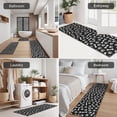 thumbnail image 5 of Black Dog Paw Footprint Bone Kitchen Rugs Sets Of 3,Kitchen Runner Rugs Non Skid Washable,Decorative Kitchen Floor Mats for Kitchen,Sink,Laundry,17"x30"+ 17"x47" + 17"x59", 5 of 6
