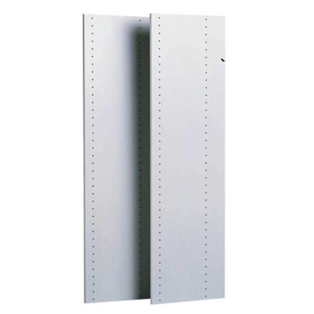 Easy Track Closet RV1447 2 Count 48 in. White Easy Track Vertical Panels
