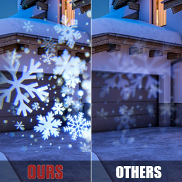 Walmart Christmas Xmas House Outdoor Yard Motion Snowflake LED