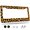 Leopard print, variant on 1 Pcs Cartoon Pandas and Bamboo License Plate Frame,License Plate Cover for Car Decorative Parts,Aluminum License Plate Bracket Holder Rust-Proof for US Standard Car