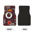thumbnail image 2 of Balery A Cup Of Black Coffee On A Saucer Pattern 4-Piece Floor Mats, Heavy-Duty Rubber Liners, Anti-Slip Design, All-Season Automotive Protection, Vehicles, Cars, Trucks, and SUVs, 2 of 5