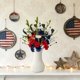 thumbnail image 5 of Independence Day Faux Plant Potted Bonsai Realistic Indoor Office Desktop Decoration Patriotic Theme Home Table Display Accent, 5 of 5