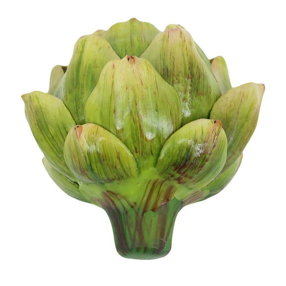 MLINS Artificial Artichoke Realistic Fruit Tabletop Ornament Plate Decoration