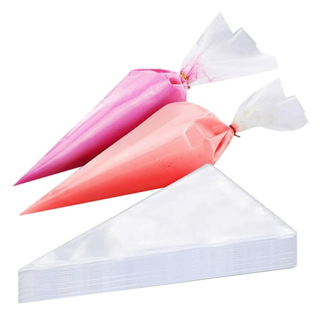 

100 pcs Icing Piping Bags Disposable for Baking Cookies Cupcake Decorating Supp