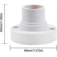 thumbnail image 3 of 5pcks E14 Lamp Holder,e14 Screw Light Bulb Holder, Plastic Ceiling Lamp Socket Crday Gift, 3 of 5