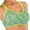 Green, variant on JANSION Women's Sports Bra Seamless Paded Racerback Support for Gym Workout Fitness Yoga Bra 6 Color Size S-2XL
