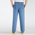 thumbnail image 4 of Ketyyh-chn99 Mens Linen Pants 2023 Sweatpants Legging Casual Pants Blue,4XL, 4 of 5
