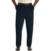 Men's Big & Tall Oak Hill Waist-Relaxer Pleated Premium Pants