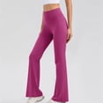 thumbnail image 5 of REALiKUN Women's Bootcut Yoga Pants High Waist Workout Bootleg Yoga Pants 4 Way Stretch Flare Leggings Pants, 5 of 8