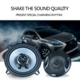 thumbnail image 2 of REAKOSOUND 2pcs 5 Inch 50W 2 Way Coaxial Car Speakers Automobile HiFi Full Range Frequency Sensitivity Power Loudspeaker, 2 of 13