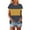 Navy, variant on CHGBMOK Womens Color Block Short Sleeve Tops Casual Summer T-Shirt Crew Neck Tunic Tops Blouse