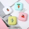 thumbnail image 3 of CCOCC Glasses Case,Fun Cartoon Fruit Pattern Contact Case,Waterproof and Dustproof PP + Resin Contact Lens Storage Supplies,Style4, 3 of 4
