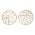 thumbnail image 1 of 6x2pcs Formas De Corte De Madera Coaster Craft Ornament Bar Decoraciones Para El Hogar C 6 piezas Sunnimix Estera de copa de madera, 1 of 8