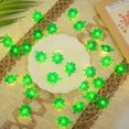 thumbnail image 6 of Outoloxit St. Patrick‘s Day LED String Lights - 500cm Shamrock Fairy Lights with Green LEDs, Waterproof Outdoor/Indoor Party Decoration for Garden, Patio, Home, 6 of 8