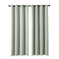 thumbnail image 3 of Sonive Blackout Curtains set of 2 Ultra Lightweight Grommet Top Living Room Bedroom Curtains, Green, 52"Wx84L"(2 Panels), 3 of 10