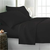 AUQ 800 Thread Count 100% Egyptian Cotton Sateen Weave - 4 Piece Bed Sheets,Black Solid - King Size,Luxury Premium Hotel Quality Sheet Set,Fits Mattresses Up to 18” Deep Pocket