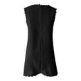 thumbnail image 4 of Abcnature Summer Dresses for Women Solid Color Tshirt Dress Casual Loose Sleeveless Tank Dress Mini Beach Dress Sundress Recommend Weight 110 to 121lb, 4 of 4