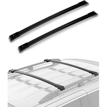 SCITOO for Honda Odyssey 2005 2006 2007 2008 2009 2010 Aluminum Alloy Roof Top Cross Bar Set Rock Rack Rail