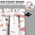 thumbnail image 5 of Abstract Colorful Geometric Kitchen Curtain Valance 3 Piece Set Farmhouse Kitchen Curtains and Valance Set Short Curtain Sink Window Decor 36 Inch Small Window Treatment Tier 275x36 Length, 5 of 6