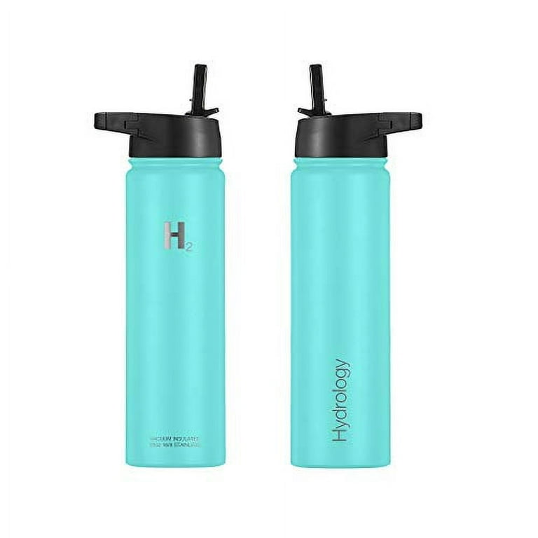 H2 Hydrology Narrow Mouth Water Bottle With 3 LIDS | Double Wall Vacuum  Insulated Stainless Steel Water Bottle | Sports Water Bottle | Hot & Cold  Leak
