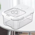 thumbnail image 4 of Seau Alimentaire Maison Entièrement Fermé Boîte à Riz Scellée Réservoir de Stockage de Riz (Blanc S), 4 of 7
