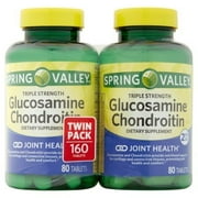 Spring Valley - Glucosamine Chondroitin, Triple Strength, 160 Tablets by Spring Valley