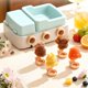 thumbnail image 1 of Molde de silicona para paletas de hielo con forma de coche | Máquina casera para hacer paletas | Bandeja de silicona de grado alimenticio para cubitos de hielo para niños, 1 of 6