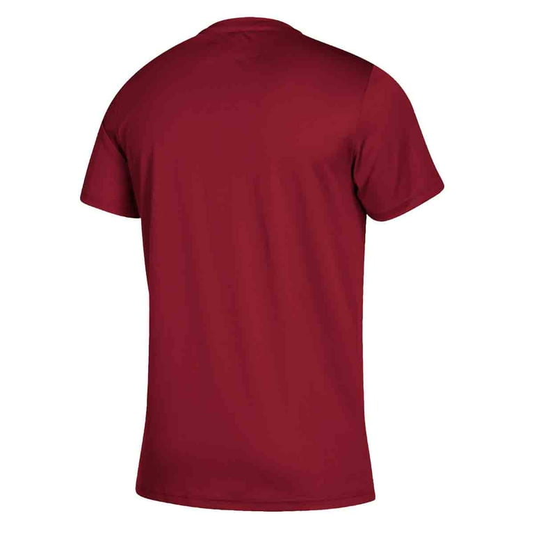 Adidas Men s Clima Tech Shirt Red XL Walmart