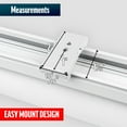 Biltek Cordless Roller Shades, Total Blackout Window Blinds, White