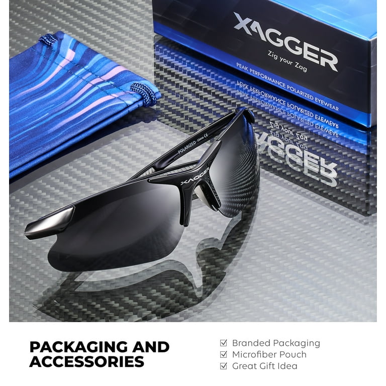 Xagger Youth Polarized Sports Sunglasses for Boys Girls Age 8 14 Kids Baseball Softball TR90 Frame Glasses Walmart