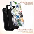 thumbnail image 4 of Cute Cartoon Collage Phone Case, Kawaii Bunny & Cat Sticker Art Cover for iPhone 17 16 15 14 13 12 11 Pro Max Plus Mini, 4 of 6