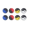 thumbnail image 1 of FRCOLOR sports accessory 1 Set Tennis Racket Vibration Dampeners Taiji Pattern Tennis Racquet Absorbers,0.79"X0.79"X0.31", 1 of 5
