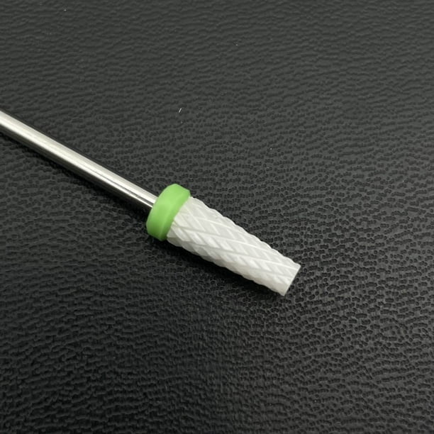 1 Uds. Brocas de cerámica para uñas, cortador rotatorio, aparato de limpieza para manicura, fresadora de uñas, accesorios, herramientas para quitar Gel de uñas Dengxun unisex